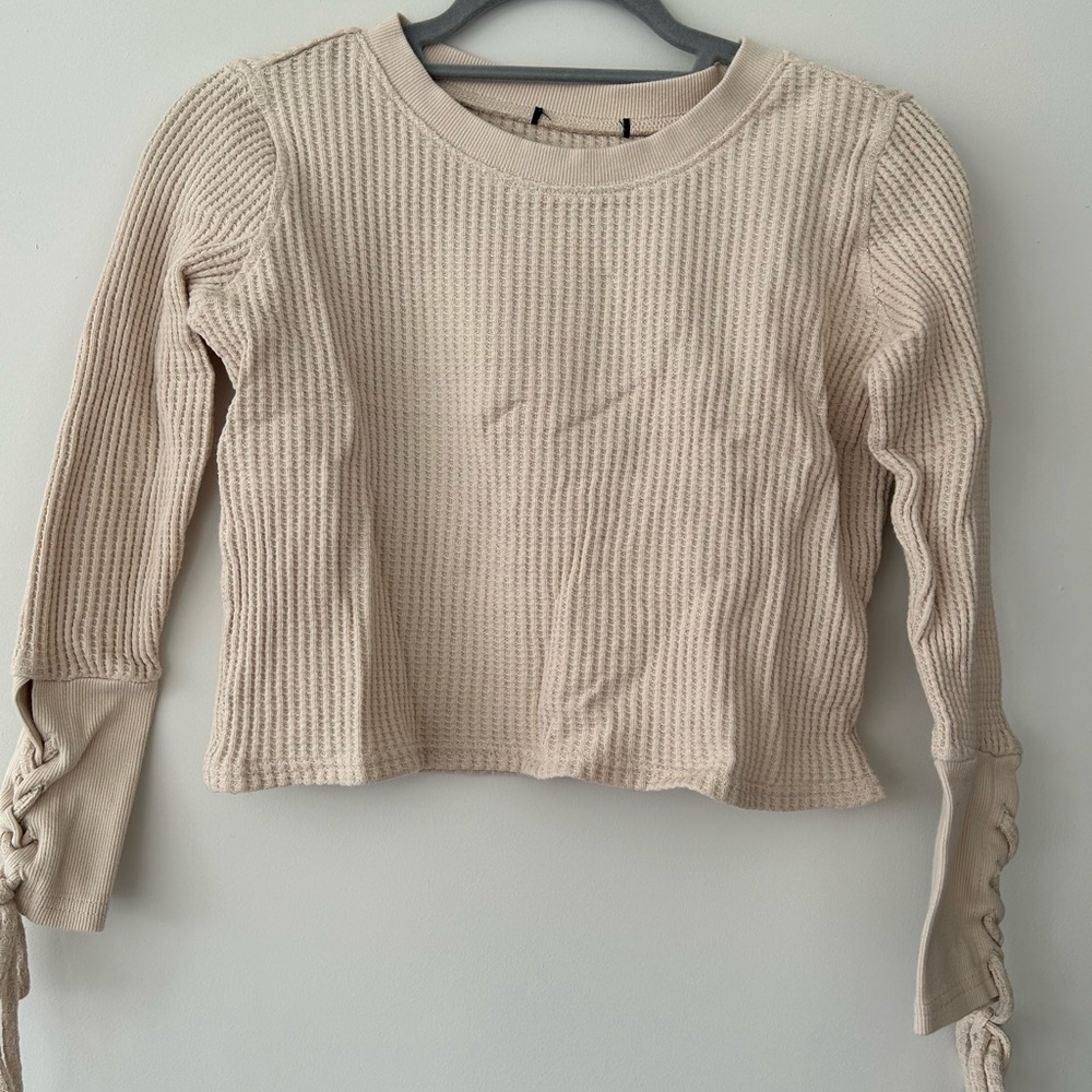 Waffle long sleeve tee